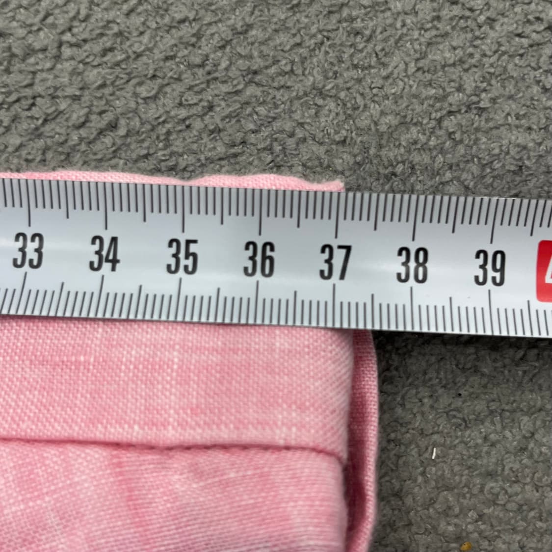 28 폴로 랄프로렌 핑크 린넨 반바지 상품이미지7