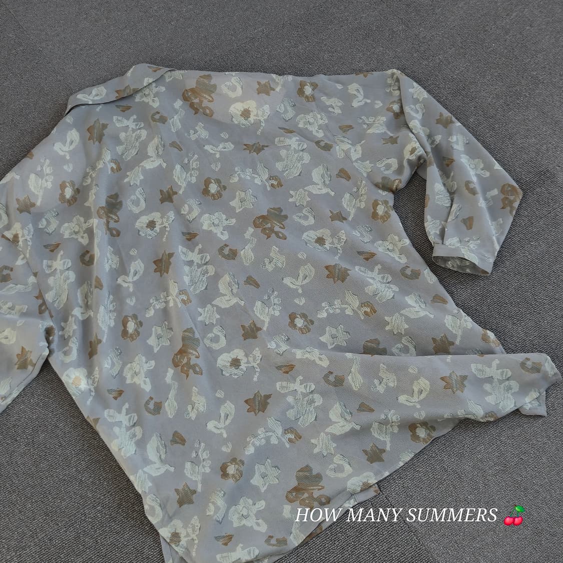 Japanese Vintage 패턴 블라우스 상품이미지7