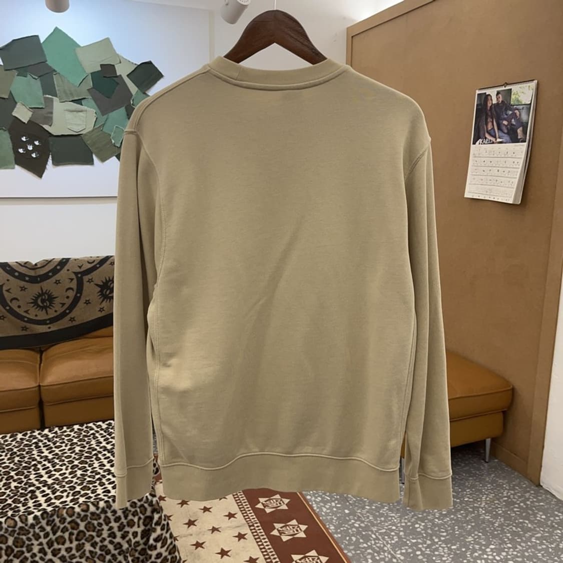 나이키 NSW 클럽 프렌치 테리 크루 오트밀 맨투맨 L C09533 상품이미지4