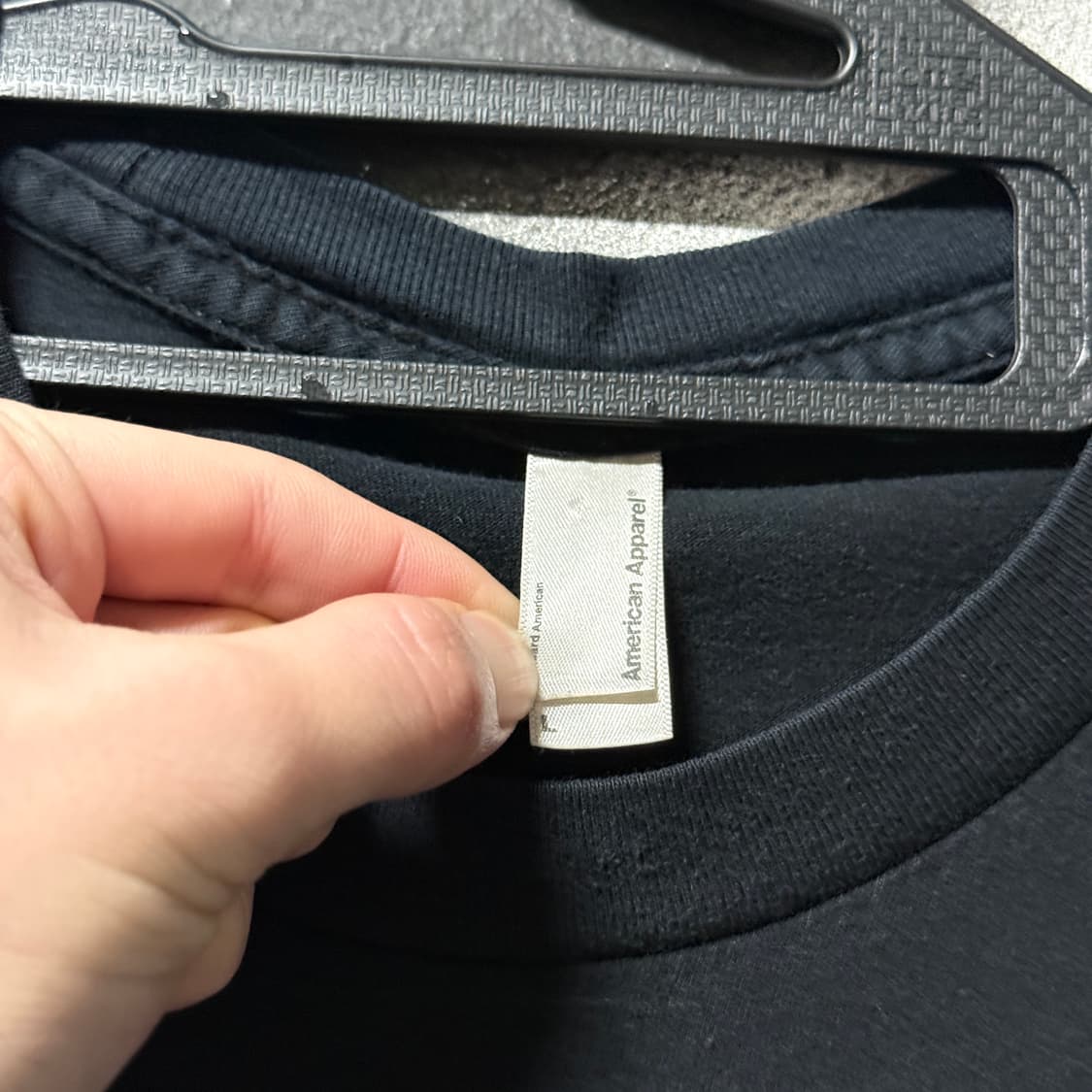 아메리칸어패럴 오니 악마 빅 프린팅 펑크 반팔 티셔츠 상품이미지4