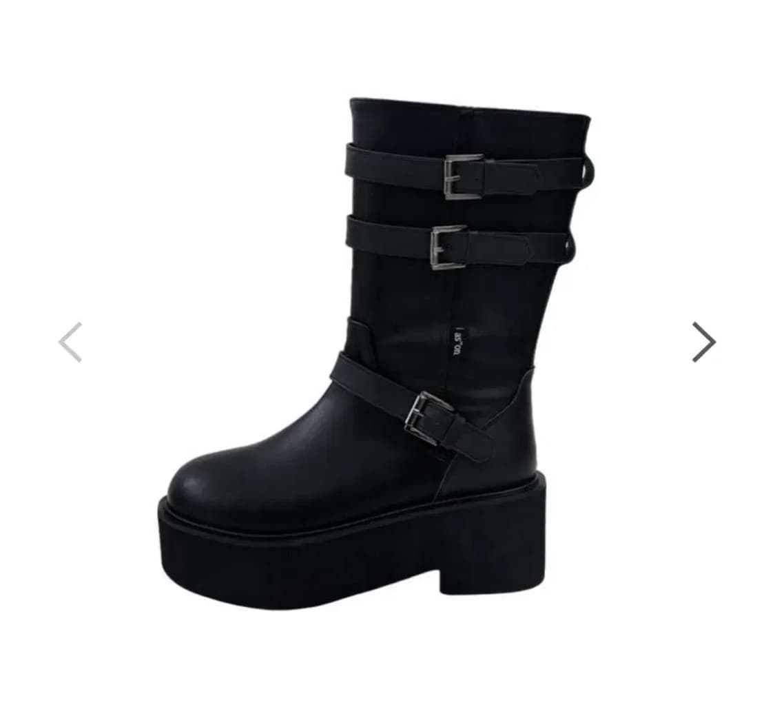 애즈온 마야 미디 부츠 블랙 240 상품이미지1