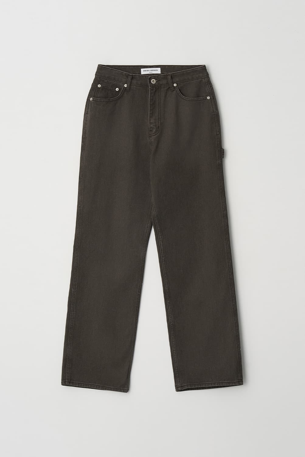 brendabrenden cation color pants  brown 상품이미지1