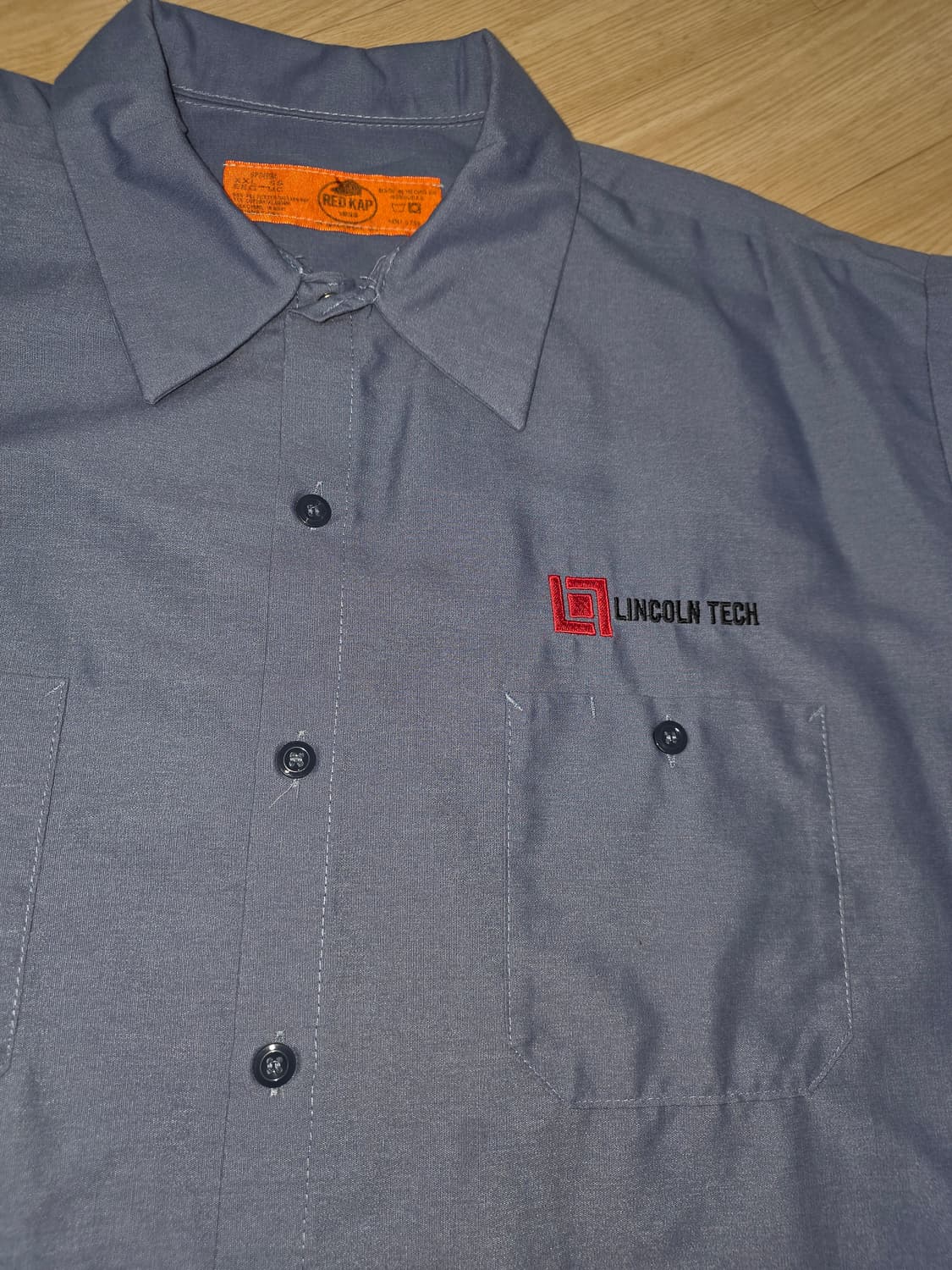 레드캡 USA 반팔 워크셔츠 2장 오버핏 XXL 상품이미지10