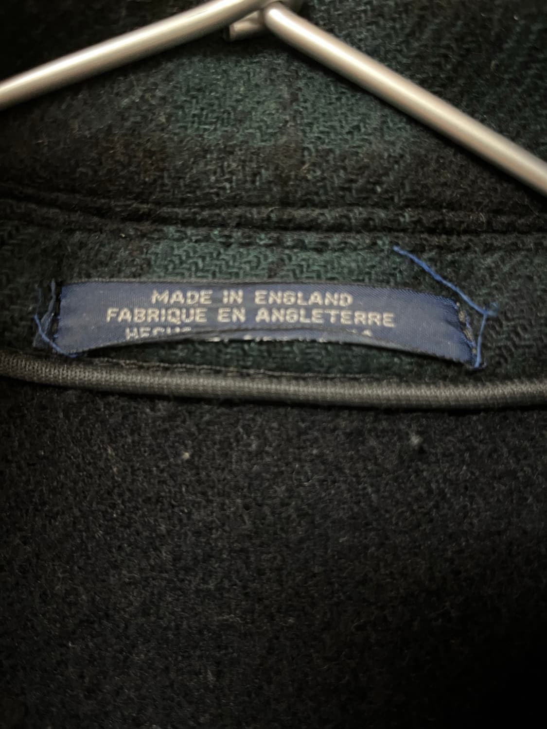 타미힐피거 블랙와치 코트 made in England 상품이미지4
