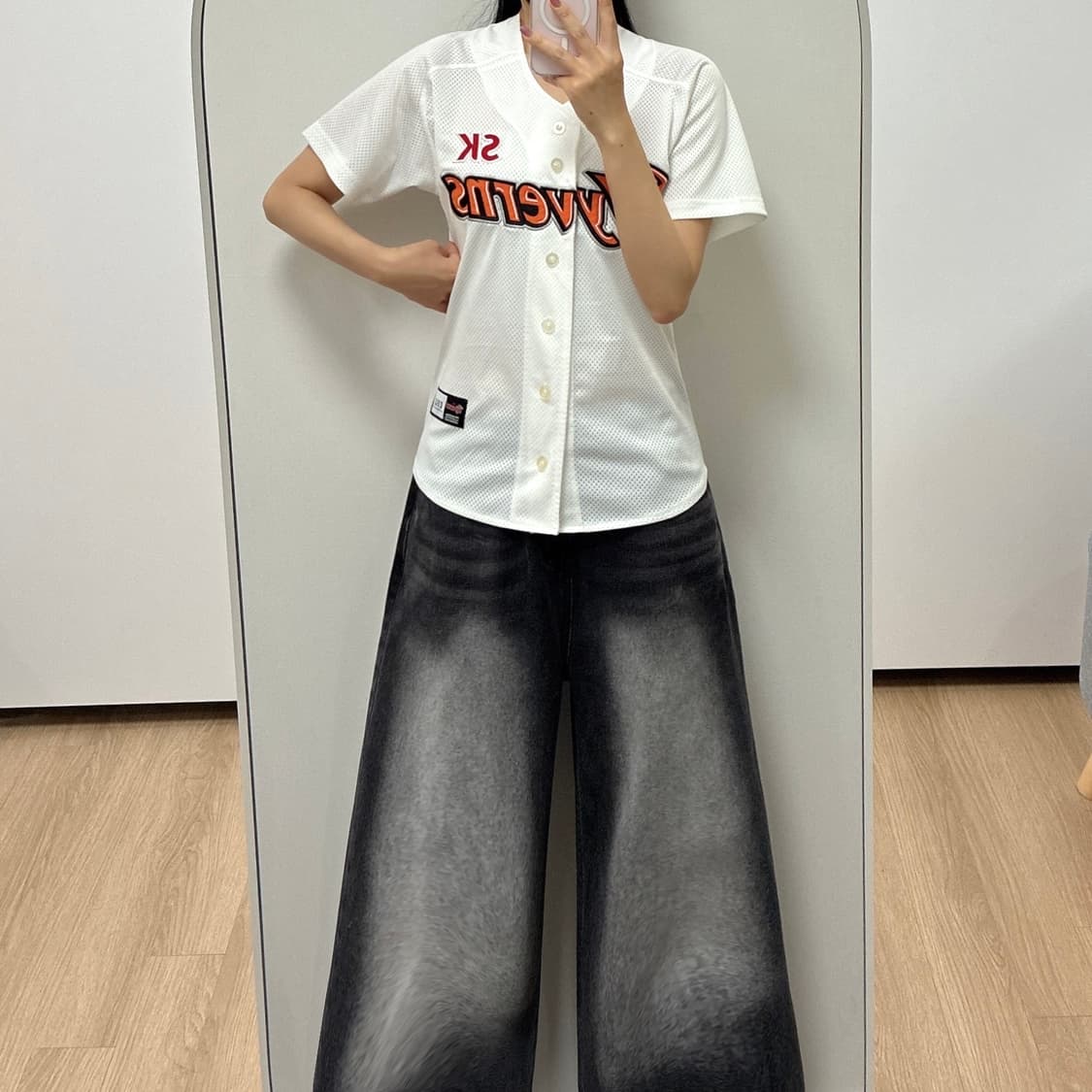 SK와이번스 노마킹 야구 홈 유니폼 상품이미지1