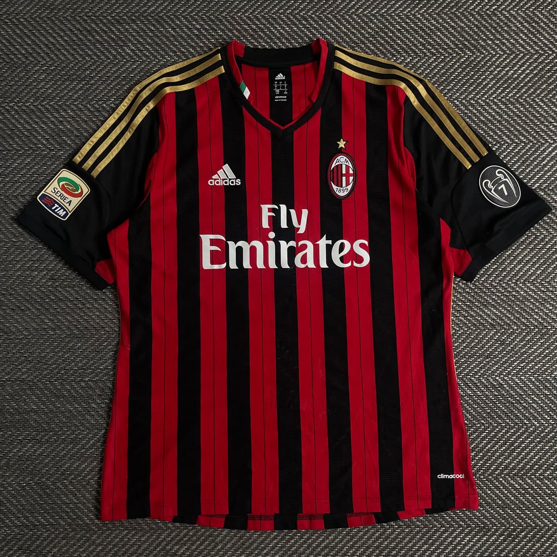 아디다스 ac밀란 13-14 시즌 리그 패치 카카 유니폼y 3521 상품이미지3