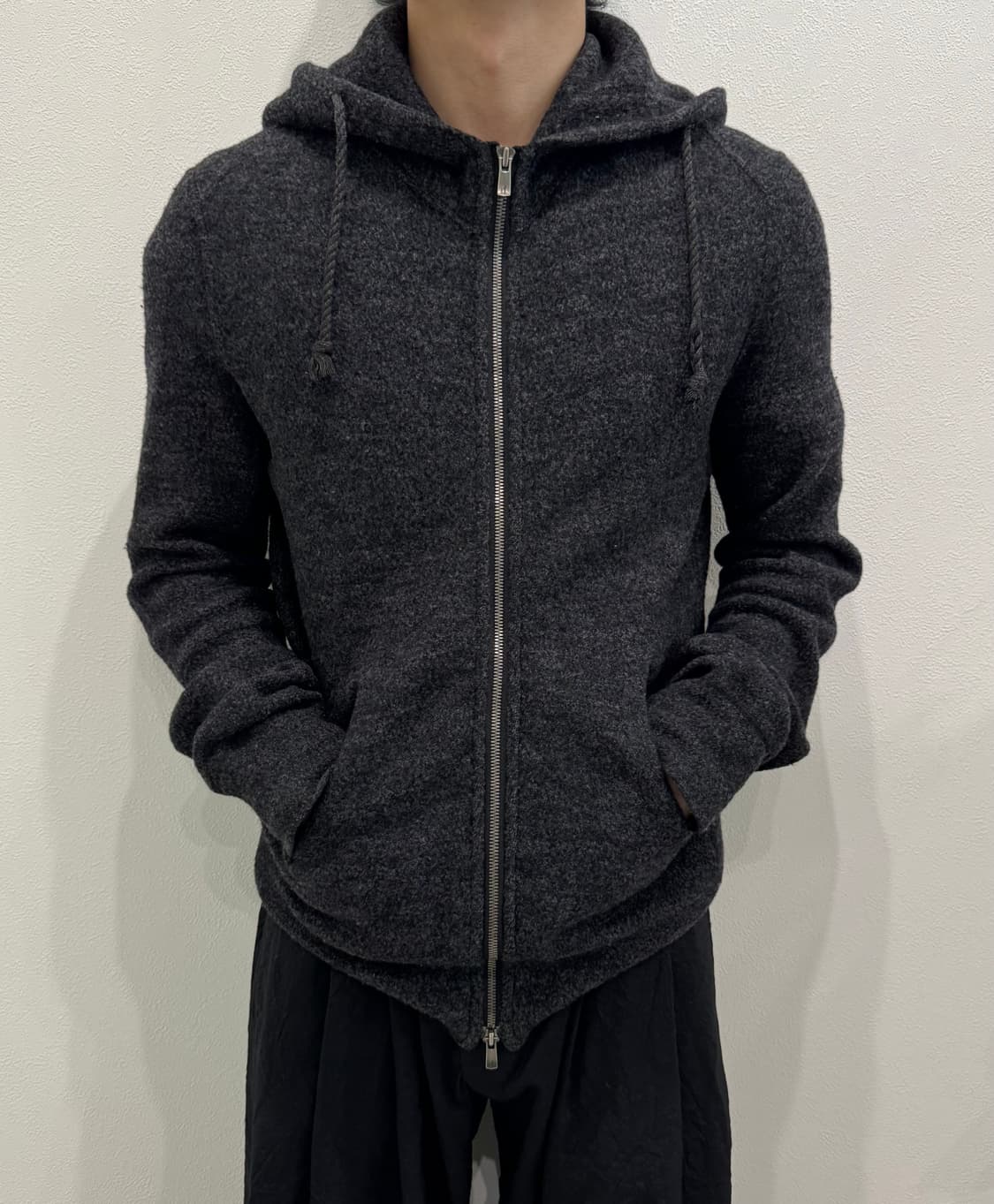 Klasica 울 후드 집업 상품이미지5