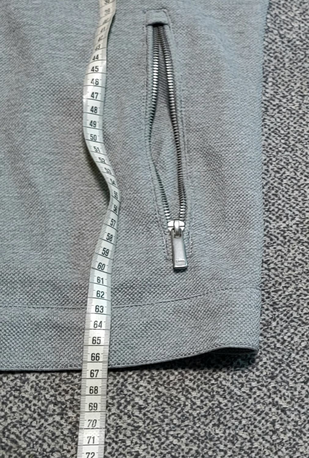 자라 남성 라이더 자켓 L 회색 상품이미지5