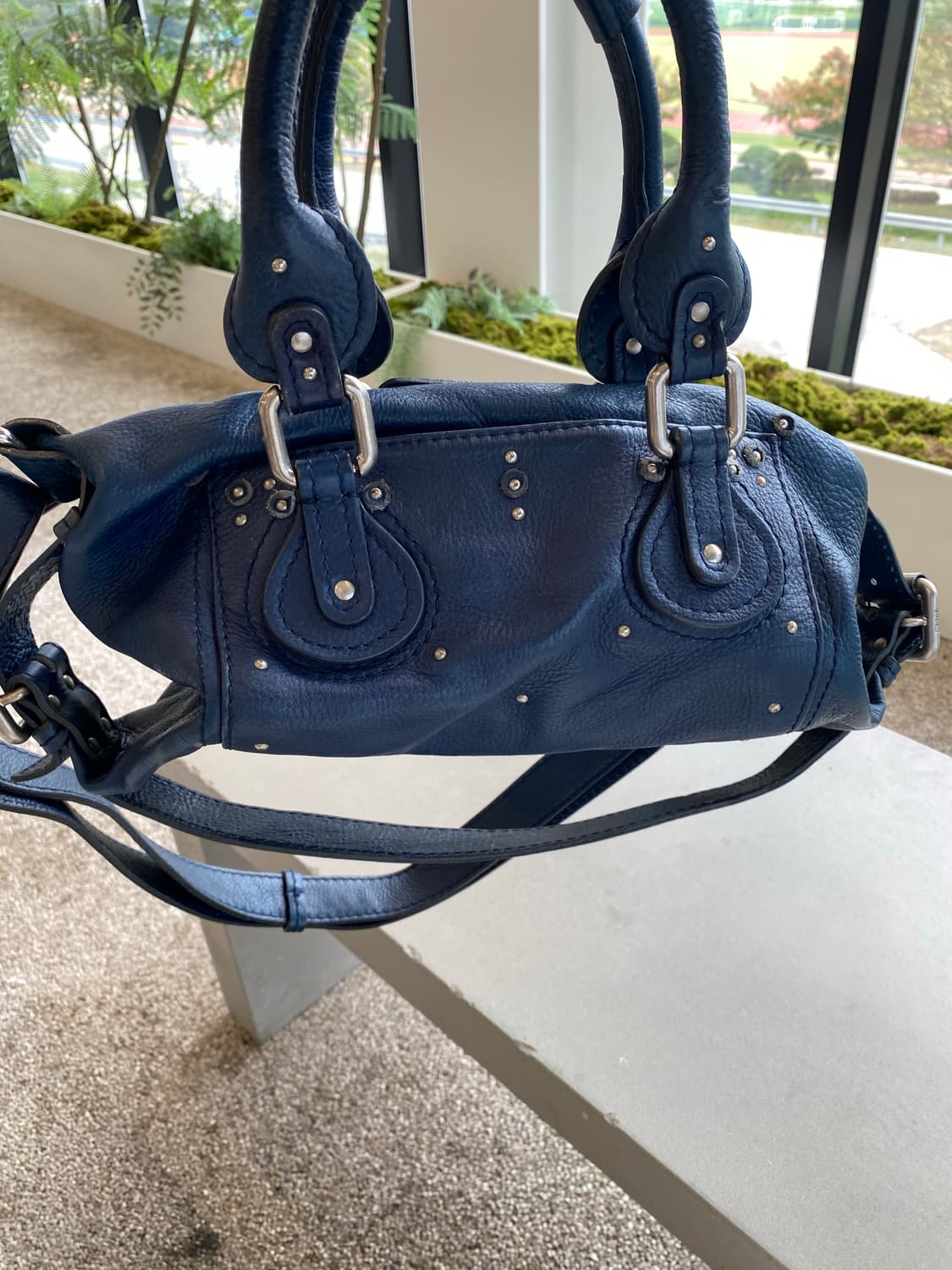 끌로에 패딩턴 Y2K 네이비 숄더백 상품이미지6