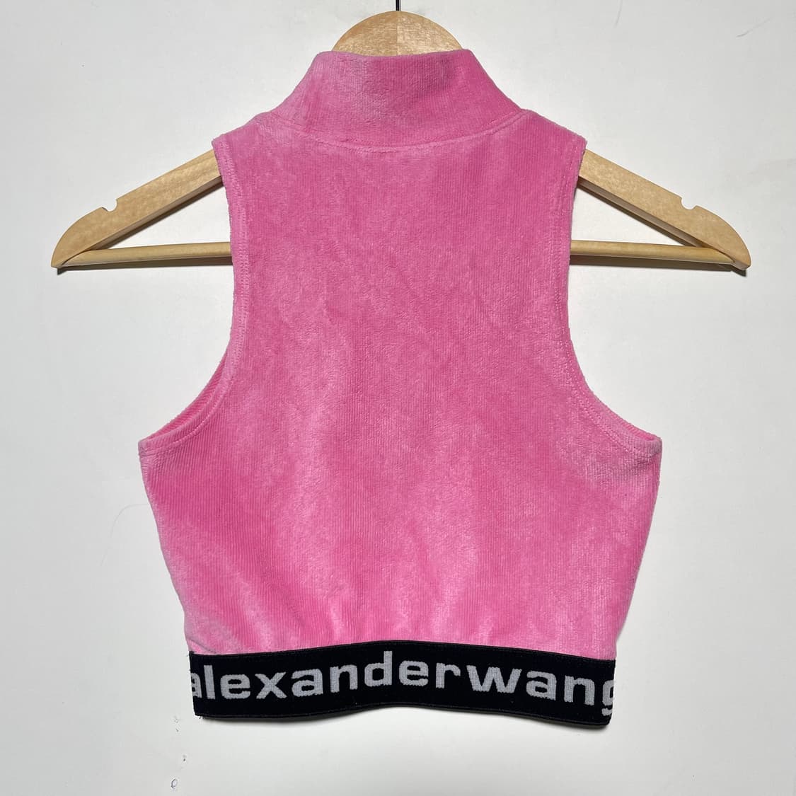 알렉산더왕 스트레치 코듀로이 모크넥 크롭탑 상품이미지2