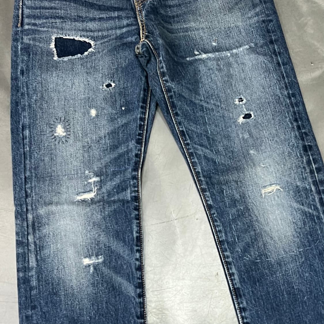  리바이스 502 리페어 데님팬츠 y16377 상품이미지4