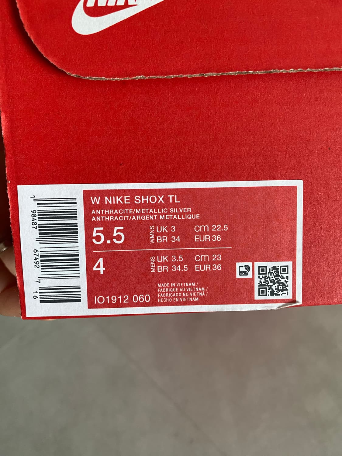 우먼 나이키 샥스 225,240,245 상품이미지3