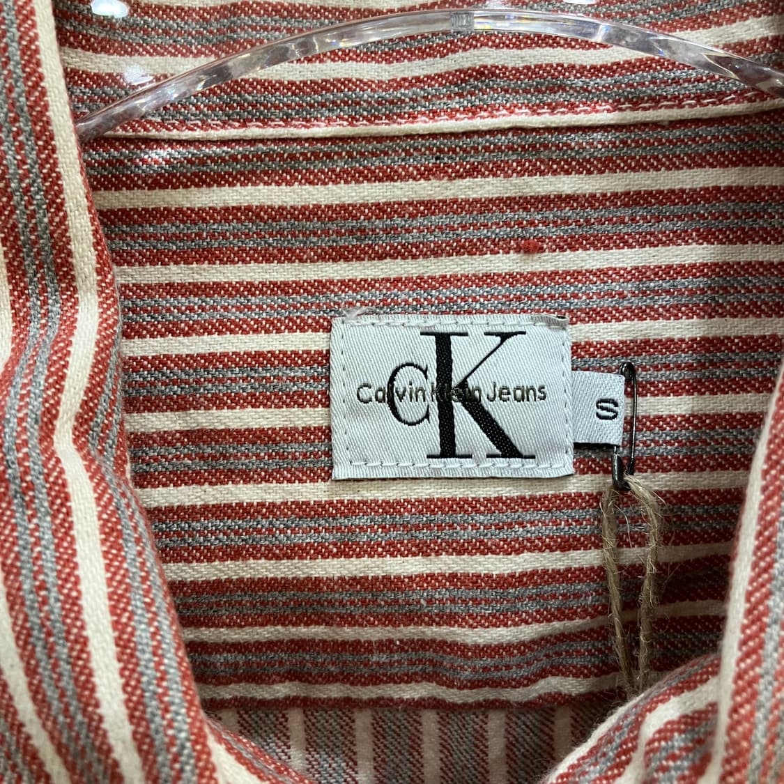 캘빈클라인 스트라이프 크롭 자켓 S 상품이미지2