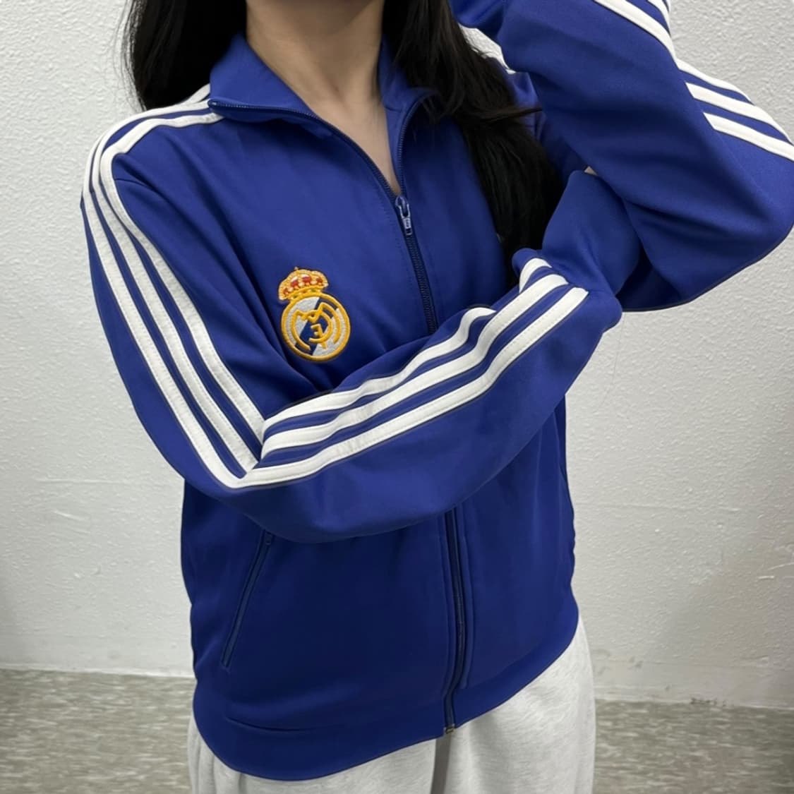 아디다스 레알 마드리드 퍼플 트랙탑 100 상품이미지5
