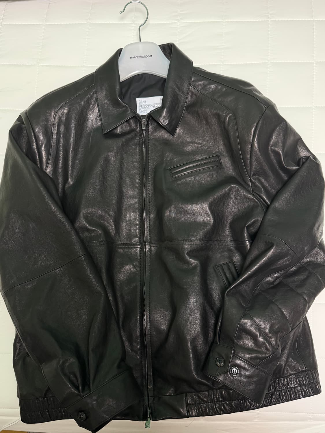 해칭룸 스티치 볼륨 레더 4사이즈 상품이미지1