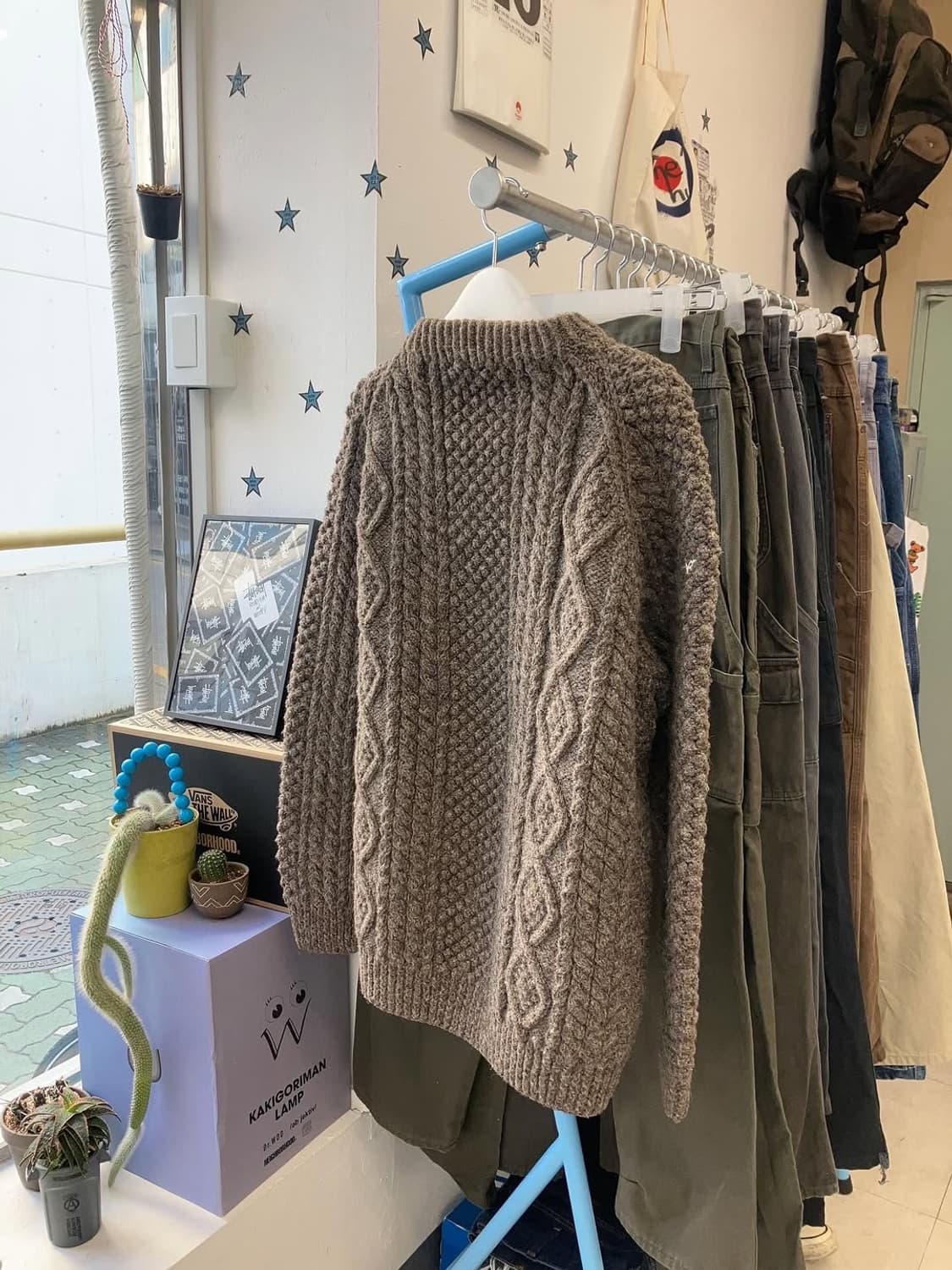 vtg handmade wool sweater  상품이미지3