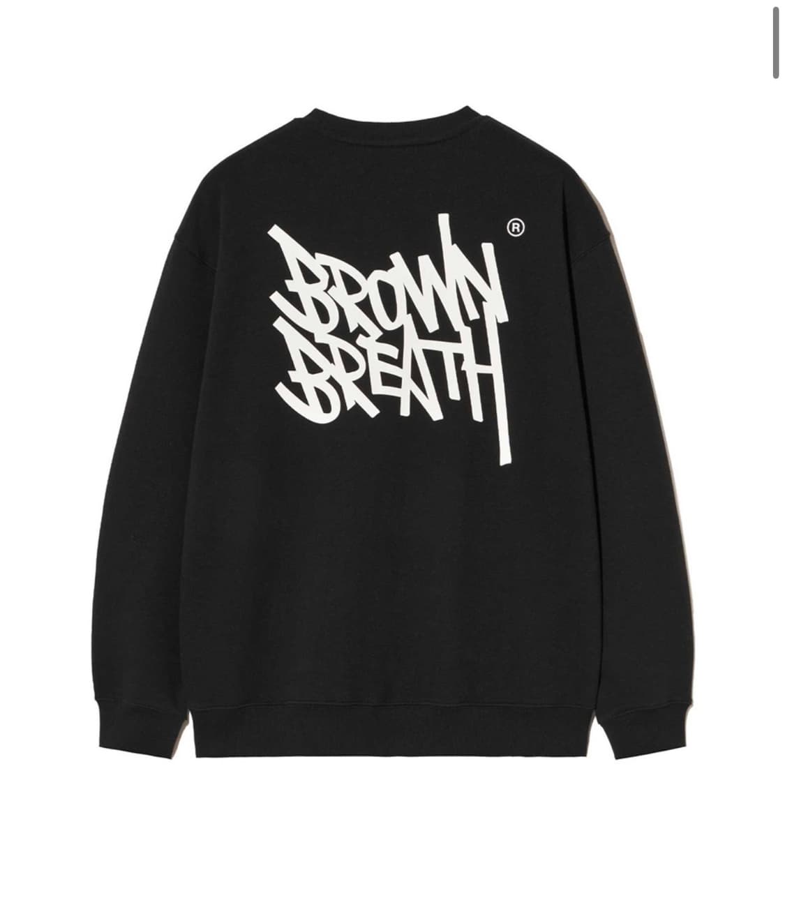 브라운브레스 맨투맨 블랙 상품이미지1