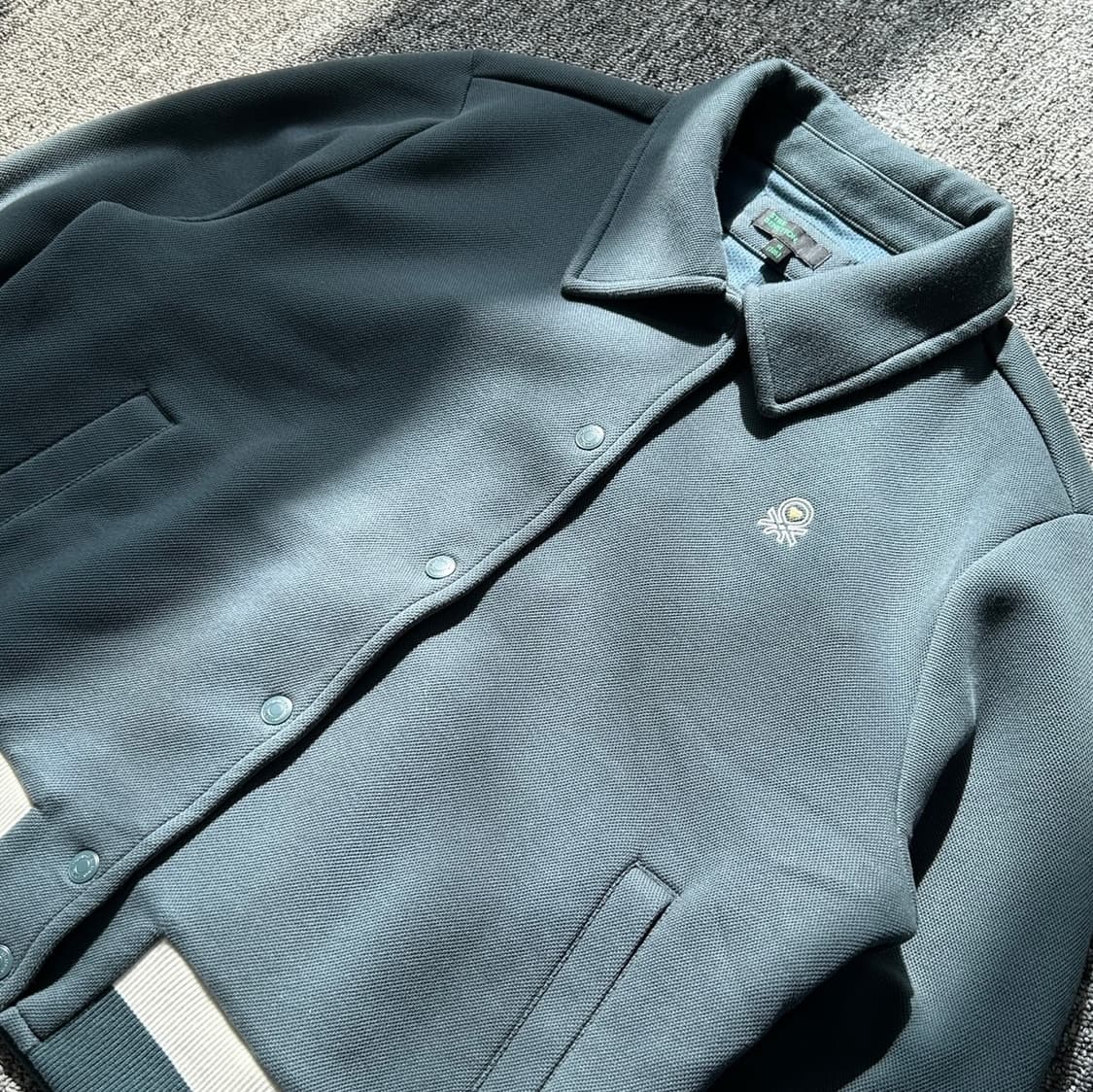 베네통 버튼업 코튼 바시티 자켓 상품이미지2