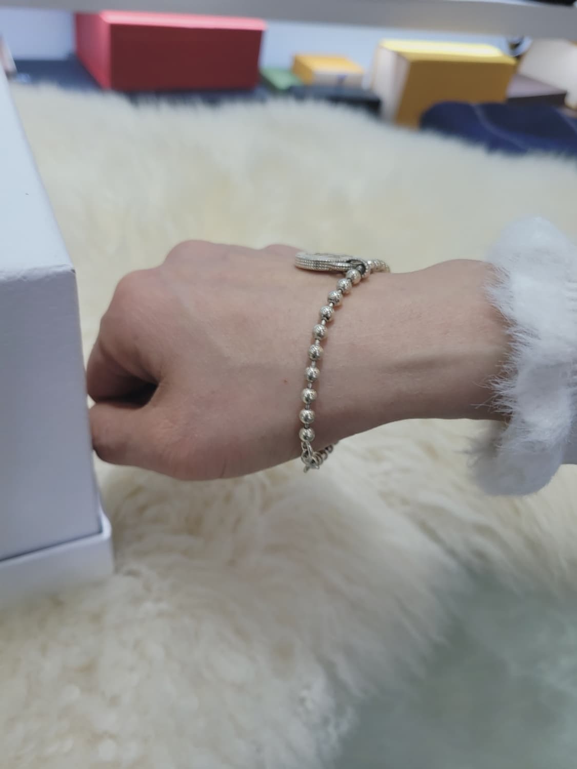 구찌 정품 인터로킹 여자 팔찌 상품이미지5