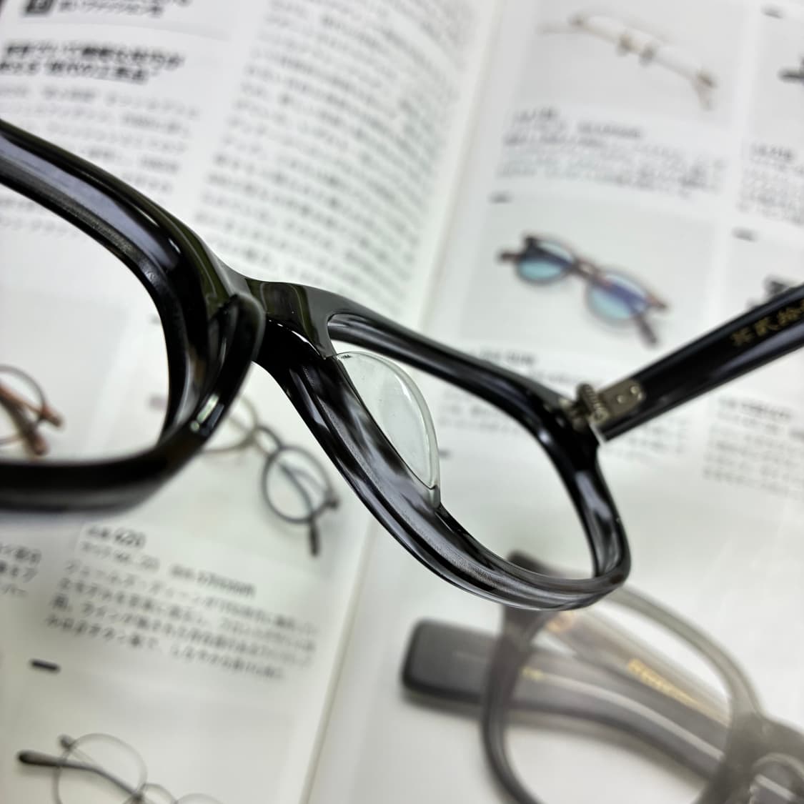 角矢甚治郎作 카도야 진지로 사쿠 일본 장인 셀룰로이드 뿔테 안경 상품이미지9