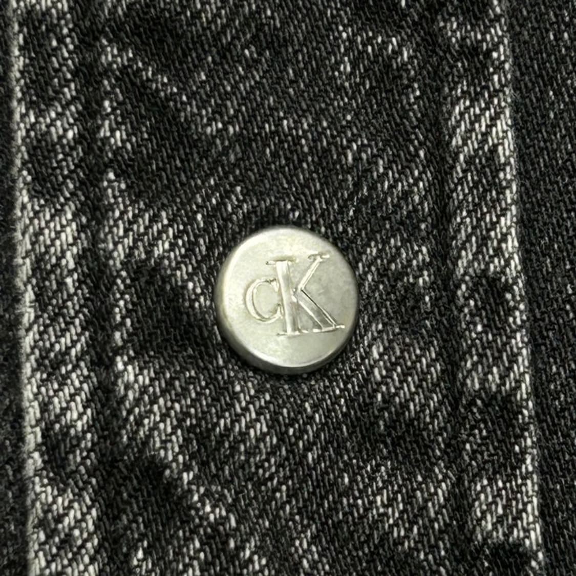 CALVIN KLEIN 블랙 데님 셔츠 XL 상품이미지4