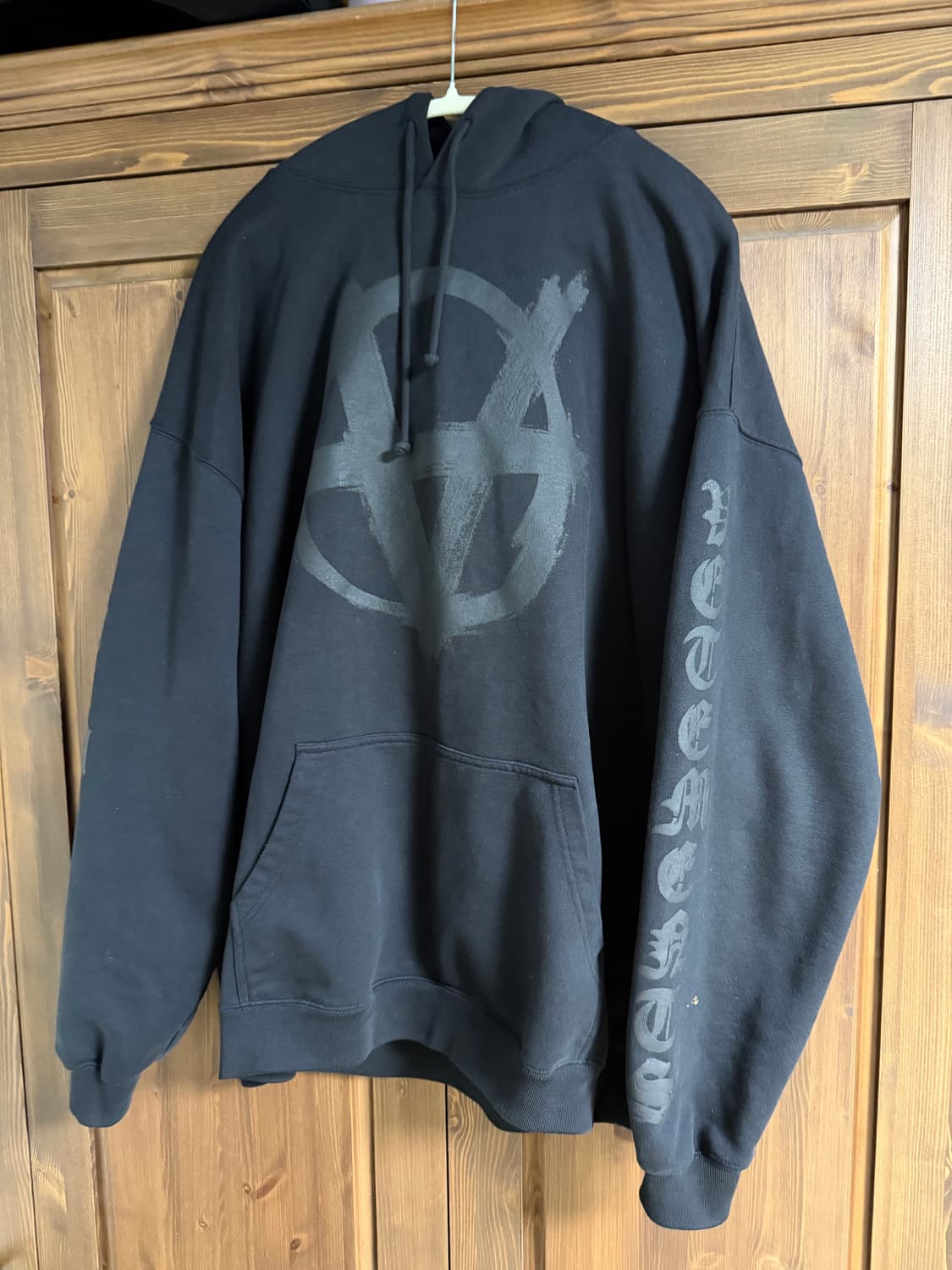 베트멍 vetements 아나키 후드 M 상품이미지1