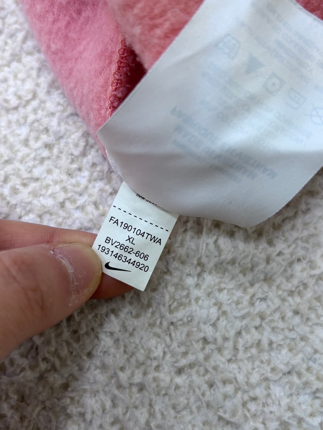 XL 나이키 기모 긴팔 맨투맨 티셔츠 0305E 상품이미지4