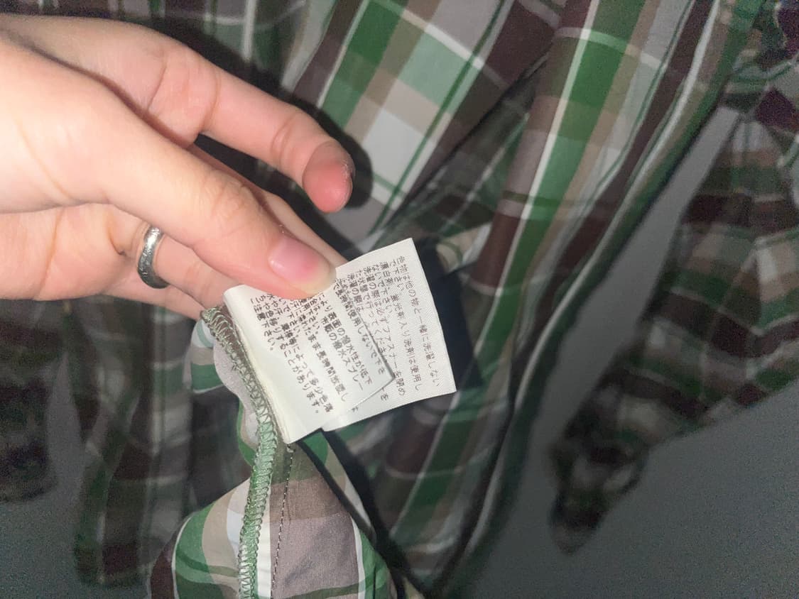 TheNorthFace Green check Windbreaker 상품이미지6