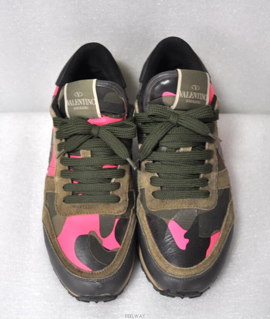 발렌티노/여성락스터디카모플라쥬스니커즈(사이즈245)정품 상품이미지2