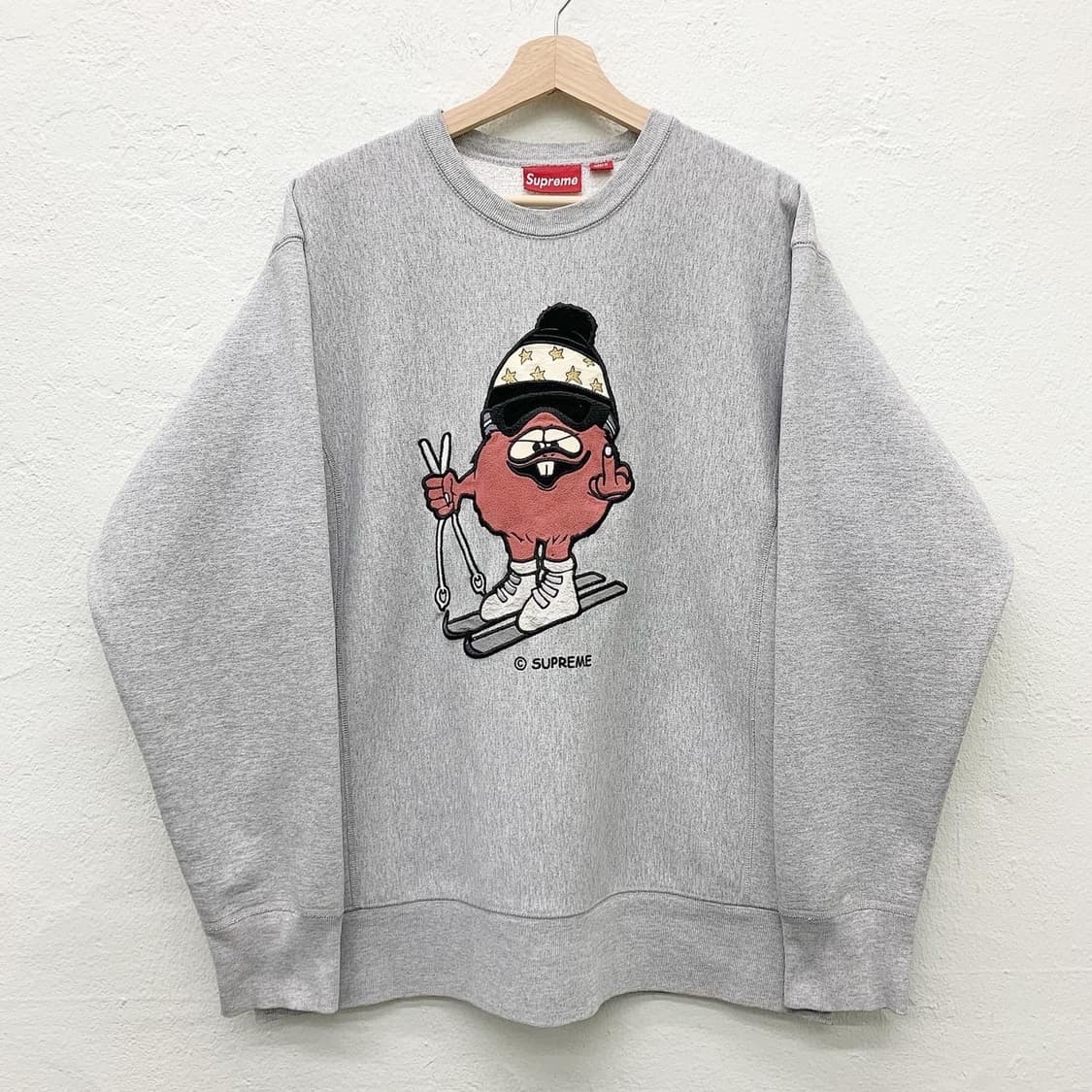 슈프림 2002 그레이 카마초 크루넥 스웻셔츠 상품이미지2