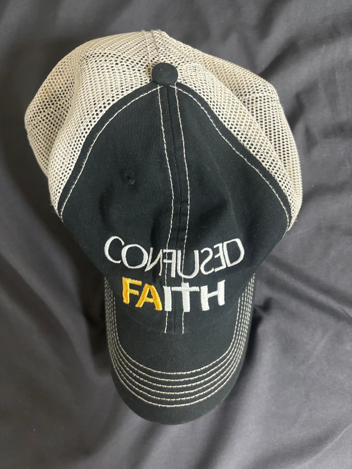 [OS] 퍼킹어썸 메쉬 캡 블랙 상품이미지1