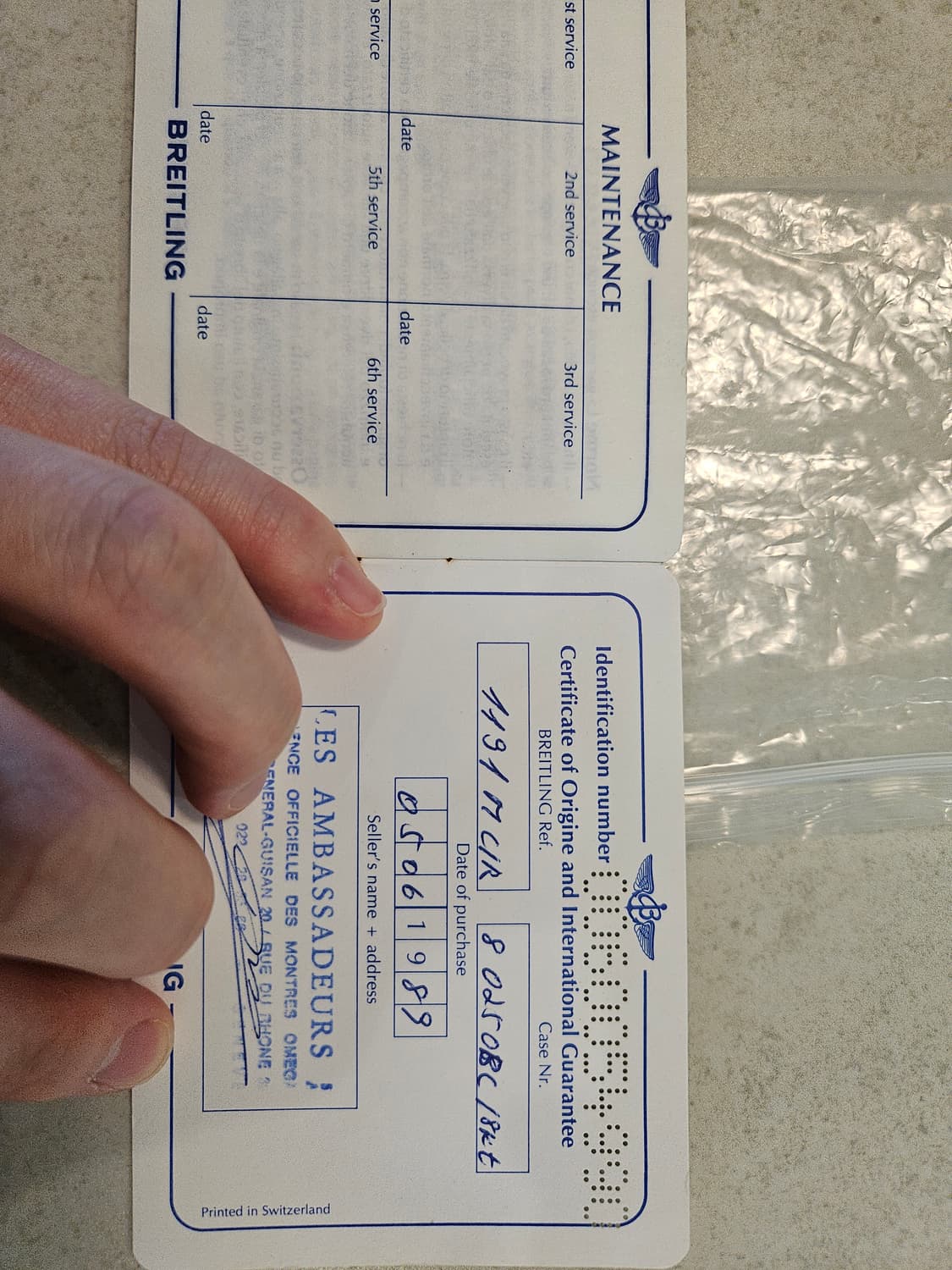 브라이틀링 jclass오토매틱 시계 상품이미지4