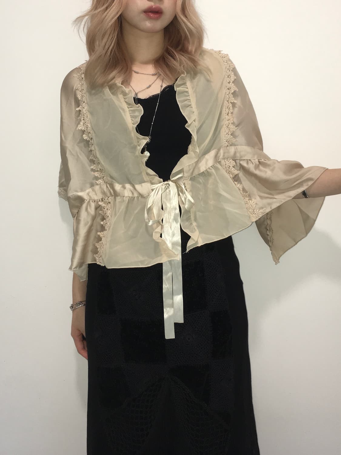 Axes femme antique cape blouse 상품이미지4