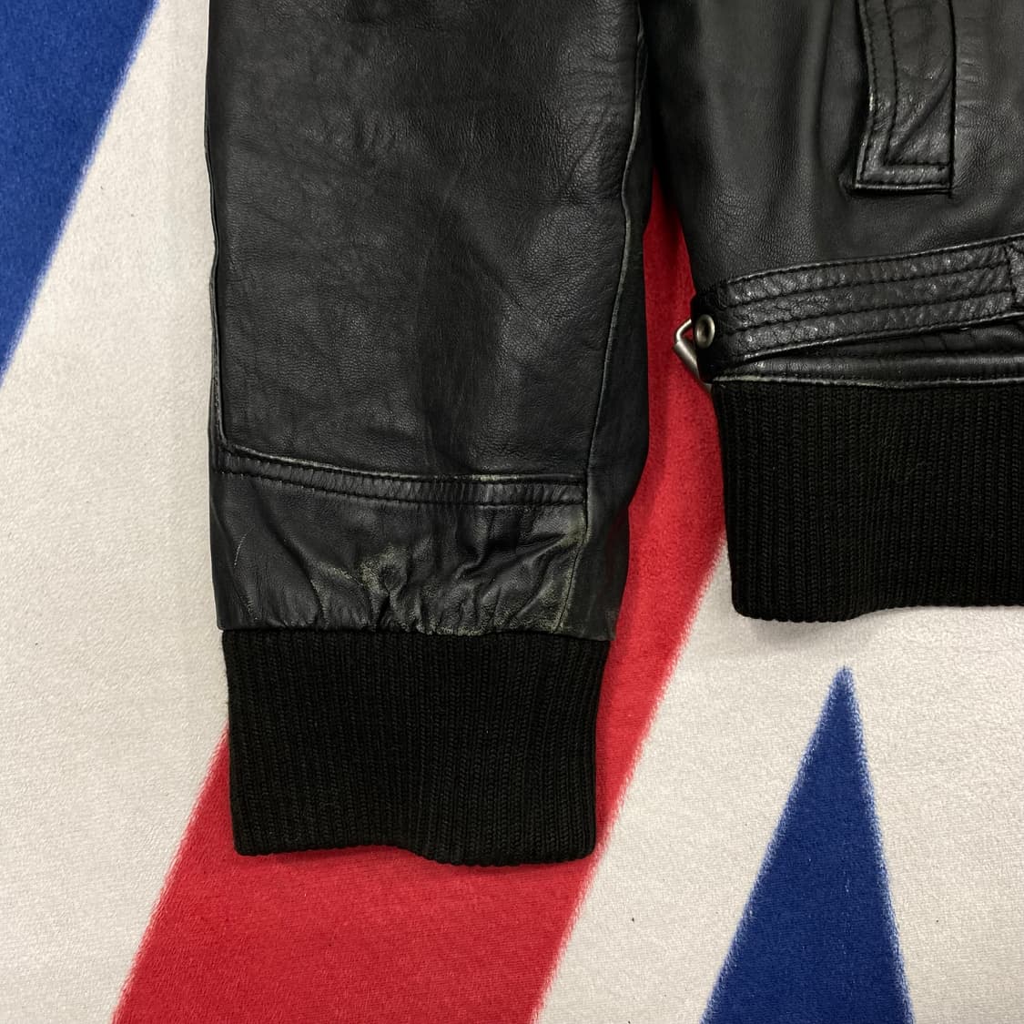 자라 리얼레더자켓 L 상품이미지7