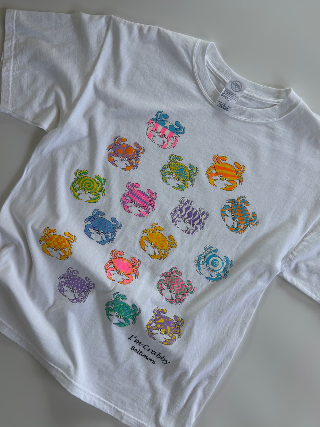 90s I'm crabby! 빈티지 티셔츠 상품이미지2