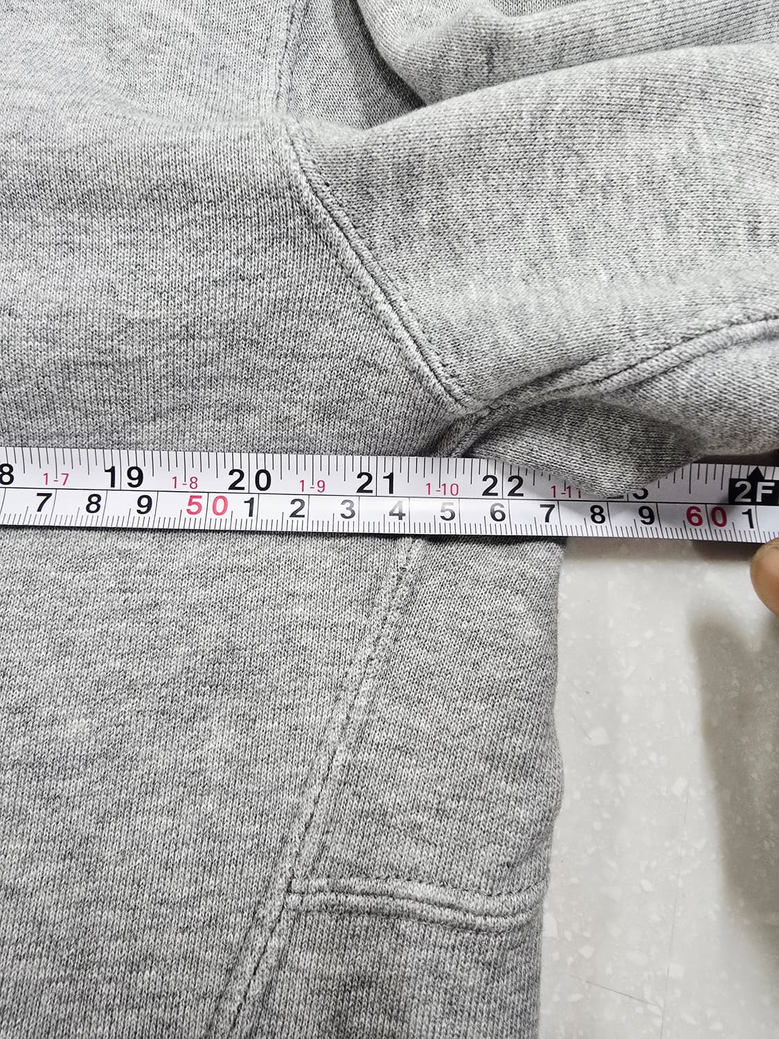 아디다스  kaval 그레이 기모 후드집업' 상품이미지7