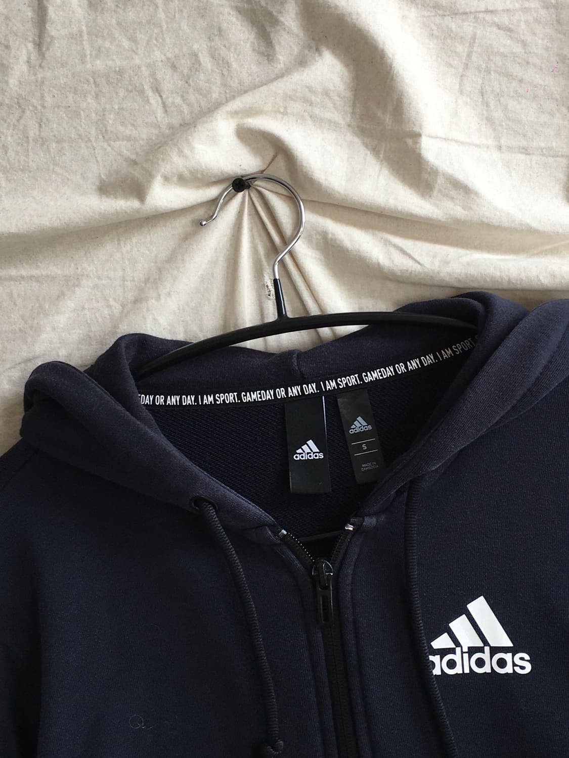 아디다스 사이드라인 후드집업 상품이미지4