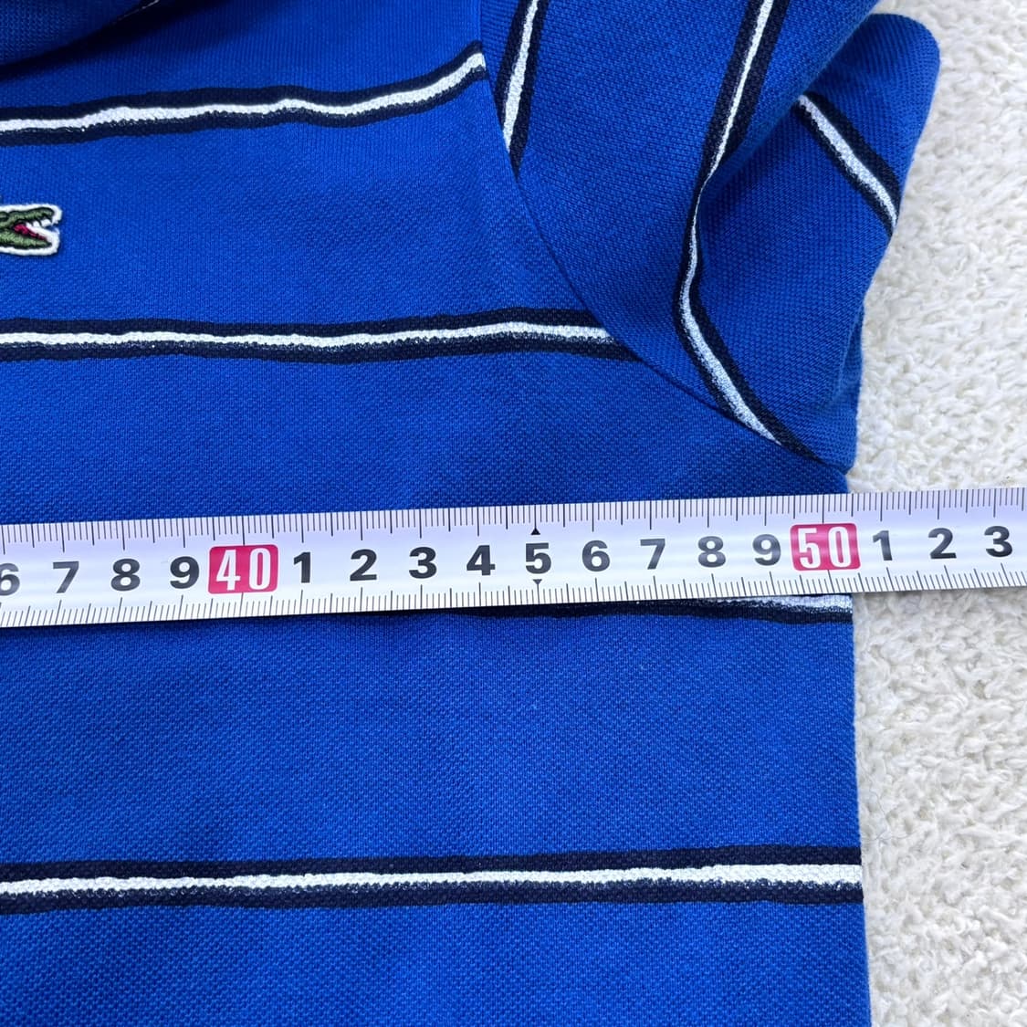 M 라코스테 스트라이프 반팔 티셔츠 0413E 상품이미지6