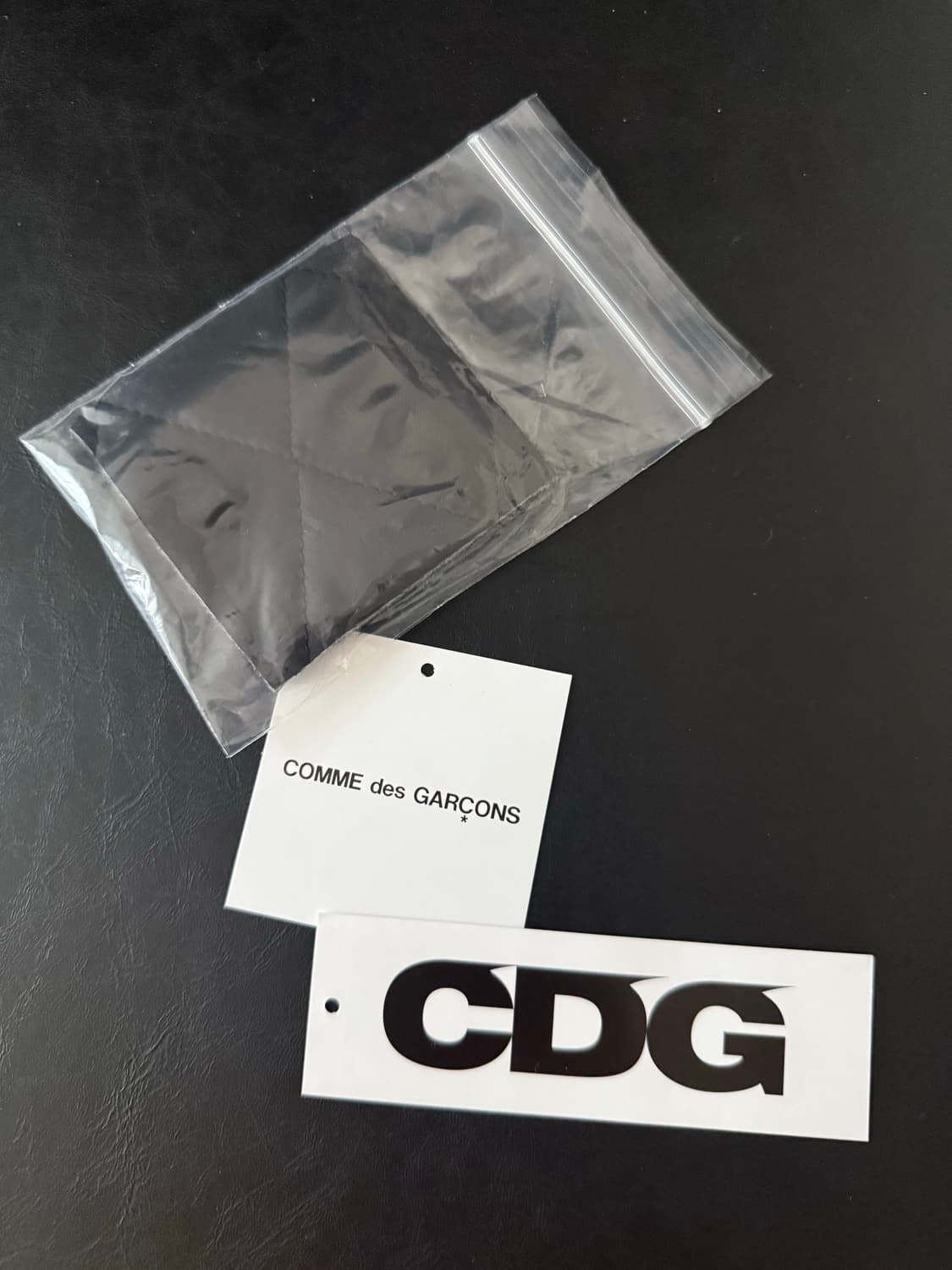 CDG 퀼티드 84-85 스태프 블루종 블랙 M 상품이미지5