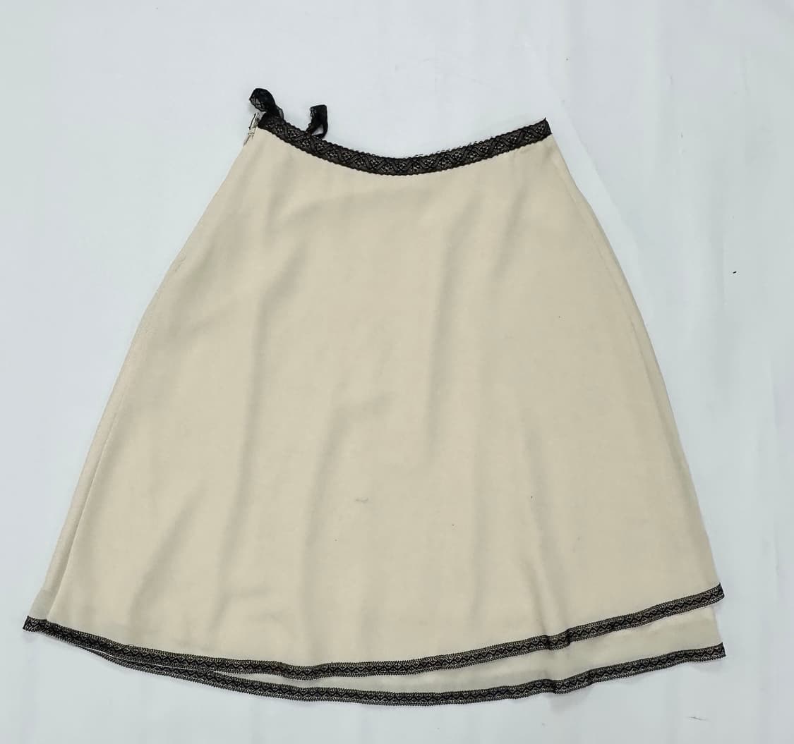 🤎슈슈룬 쇼콜라 도트 라떼갸루 코디세트🤎쉬폰 블라우스 레이스 랩스커트 상품이미지6