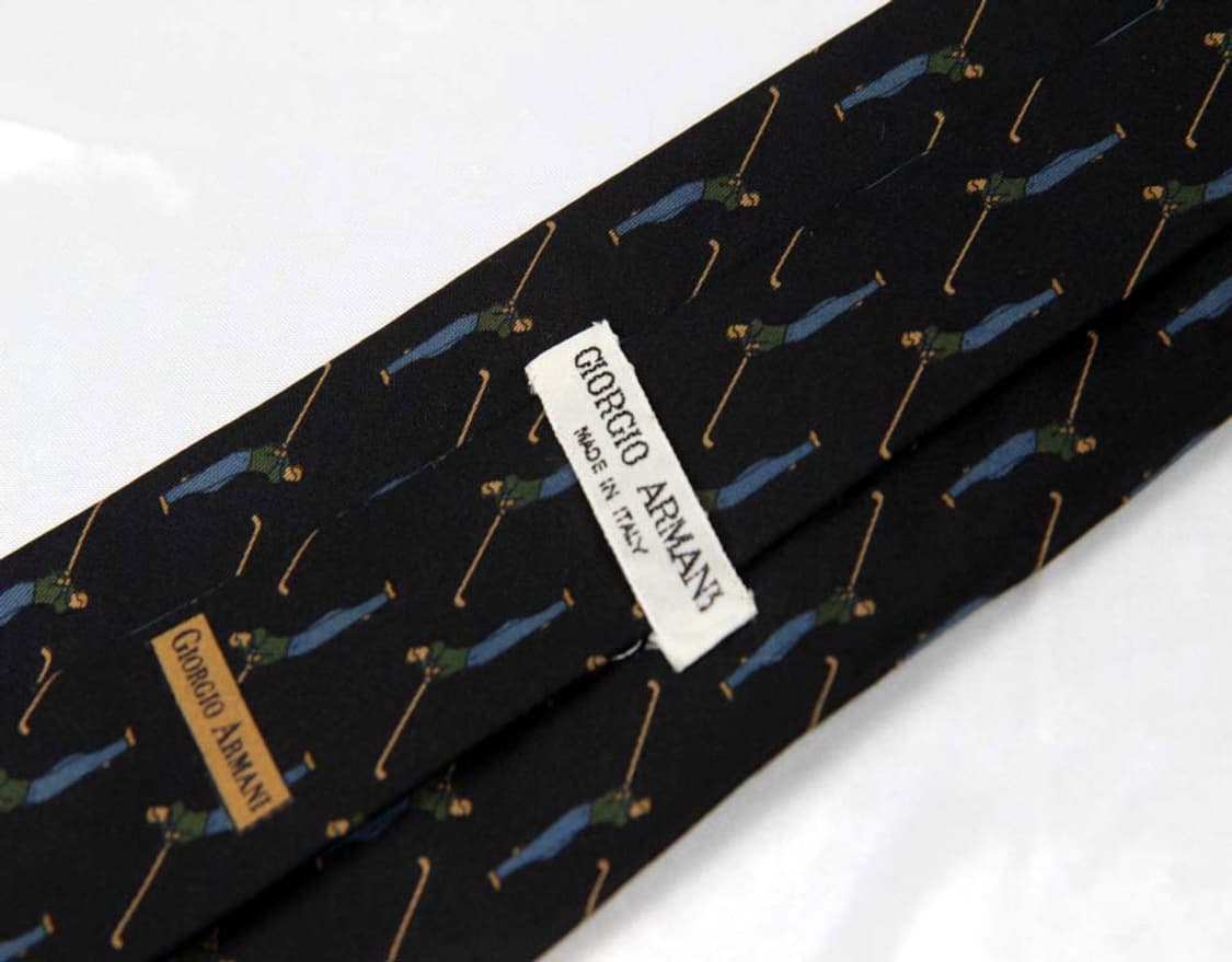 알마니 8.6cm A등급 남자 명품 넥타이 상품이미지3