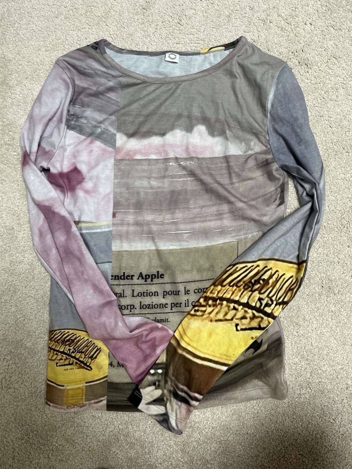 시눈 프린팅 긴팔 상품이미지1