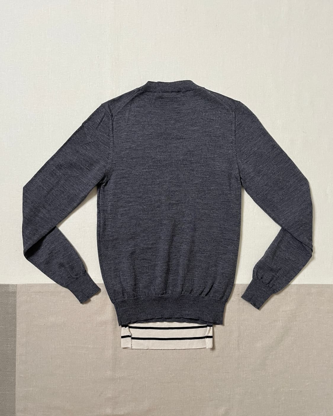 꼼데가르송 스트라이프 패치 니트 conme des garcons 상품이미지5