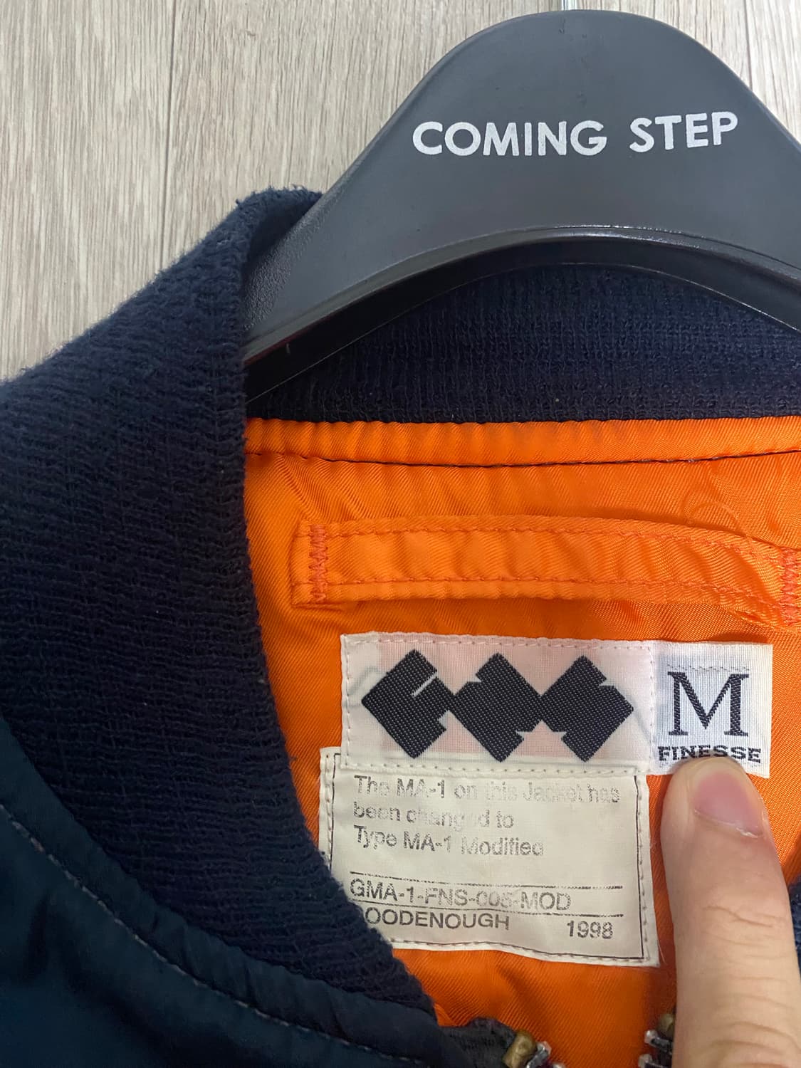 굿이너프 x 피네스 1998 ma-1 자켓 상품이미지3