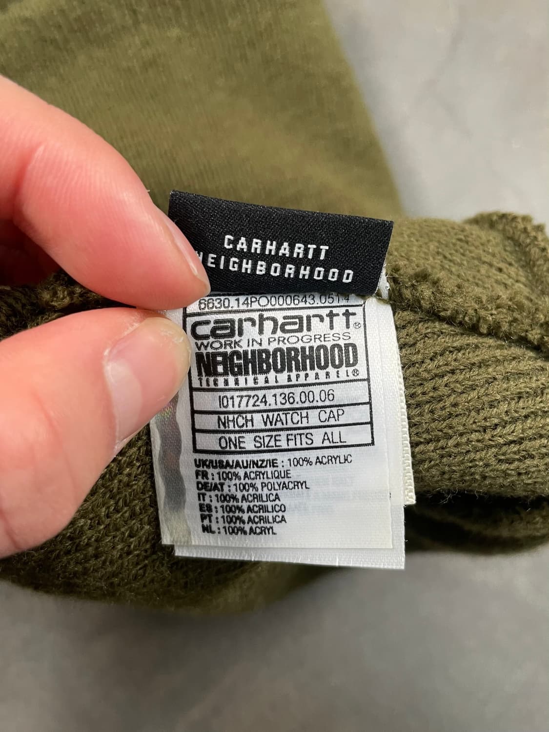 네이버후드 X 칼하트 비니 상품이미지4