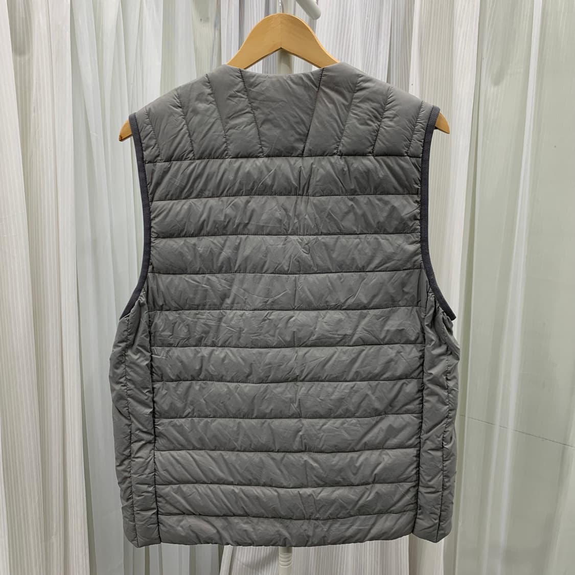 OLZEN 구스 다운 남성 경량 패딩 조끼 1706 상품이미지3