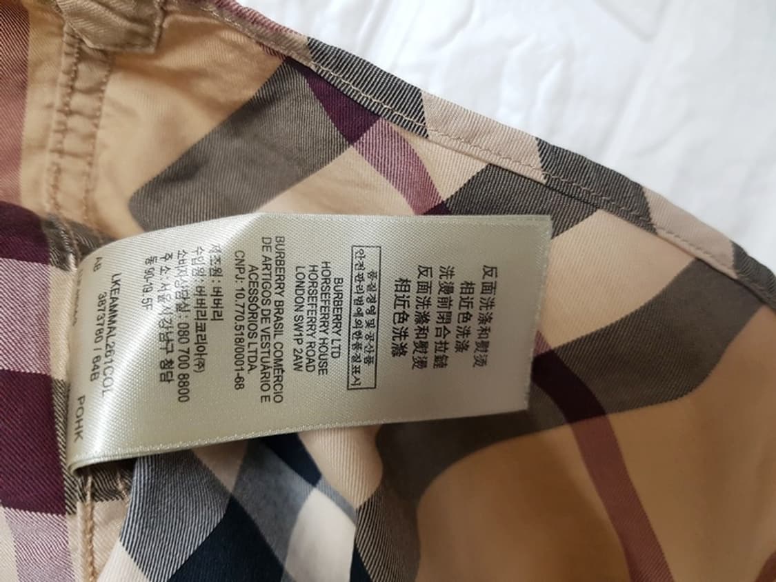 버버리 브릿 남방 90 여성77 상품이미지3