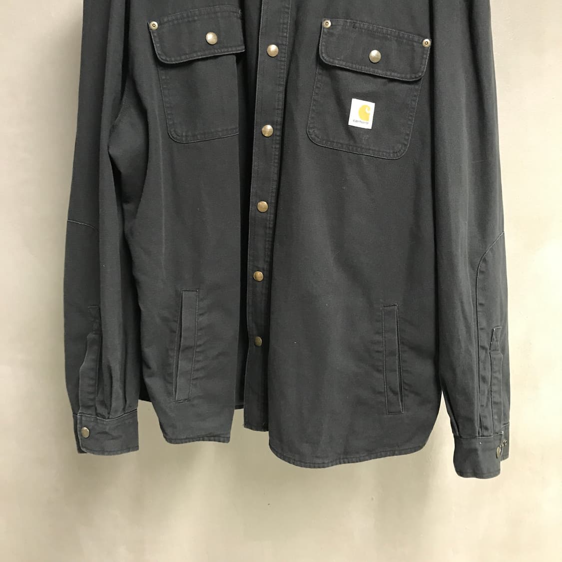 칼하트 워크 셔츠 자켓 블랙 2XL 상품이미지3