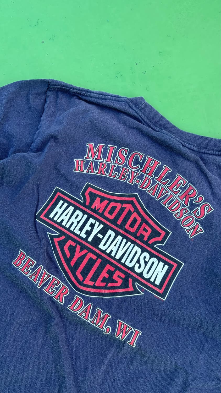 00s Harley Davidson Dealer Print T-shirt 상품이미지2