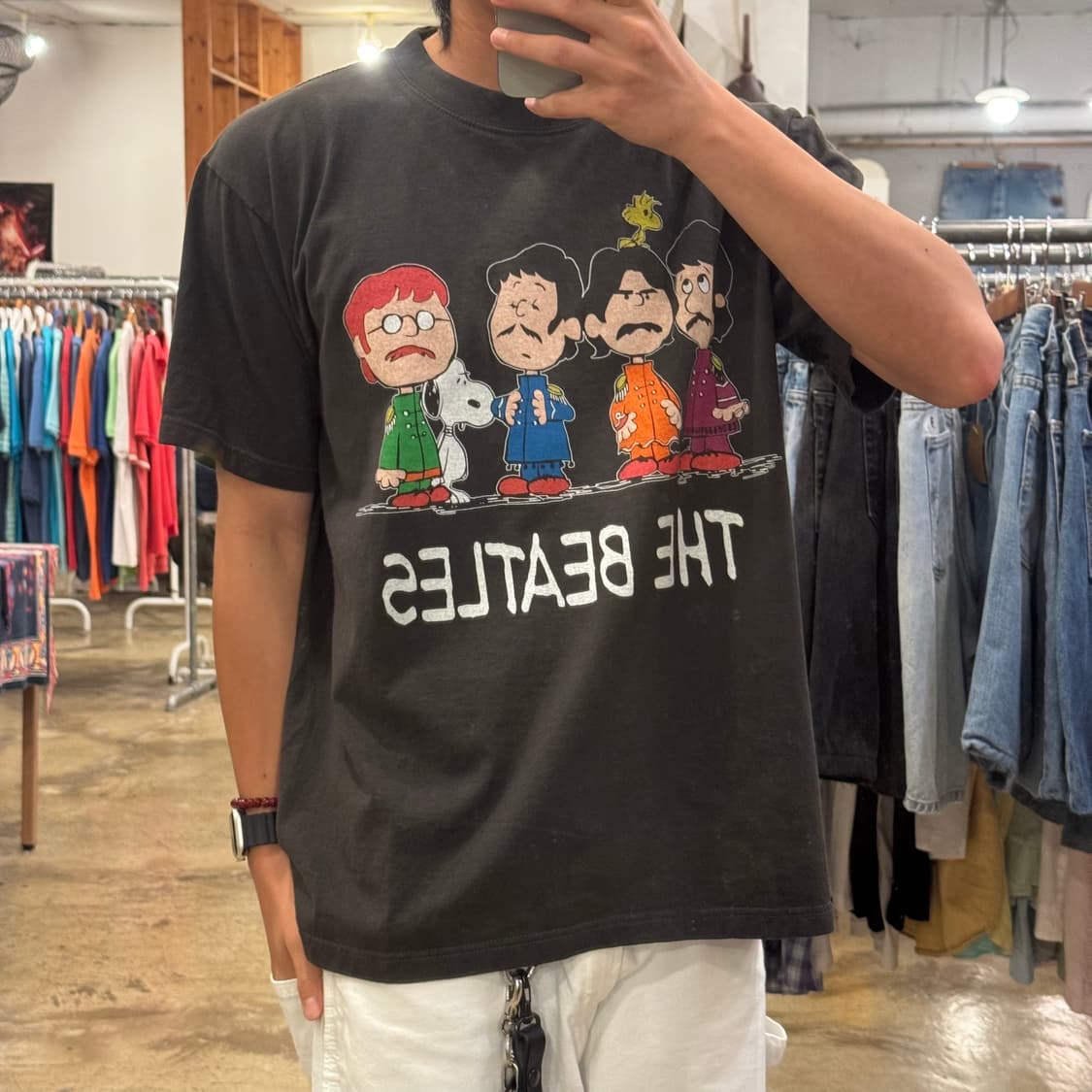 새상품) BEATLES 비틀즈 밴드 프린팅 티셔츠 (L/XL) 상품이미지2